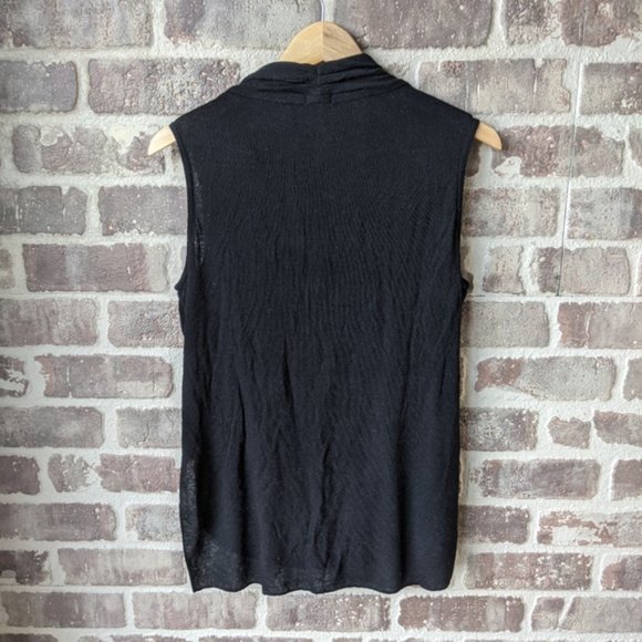 NWT / HELLO NITE! / BLACK SCOOP NECK TANK TOP / SMALL - Picture 12 of 13